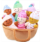 Qpewep Basket Plush Baby Dolls Soft Multicultural Sensory Babies Toy Set 6 Piece Interchangeable Clothes Stuffed Plush Figures for All Ages Gift
