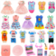 ENOCHT 20 Pcs 5.3 Inch Doll Clothes & Accessories Include 5 Dresses 3 Outfits Tops and Pants 3 Swimsuits with 2 Shoes 1 Backpack 1 Laptop 1 Pad 1 Glasses 1 Drink 1 Hat for 5.3 - 6 Inch Do