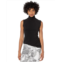 Norma Kamali Slim Fit Sleeveless Turtle Top