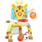 Move2play, Giraffe Basketball Hoop & Soccer Goal Activity Center 30+ Sounds & Songs + 5 Lights 1 2 3 Year Old Birthday Gift for Boys and Girls Toy for Baby & Toddlers