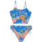 Hobie Kids Peace Love and Daisies Midkini with Adjustable Tie Hipster (Big Kids)