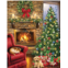 Springbok - Fireside Christmas - 1000 Piece Jigsaw Puzzle- Holiday Themed Illustration with Holiday decor and Furry Friends