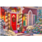 Springbok Christmas House 500 Piece Jigsaw Puzzle - Perfect Family Holiday Puzzle of a Cozy Winter Scene and Christmas Lights