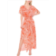 Womens CeCe V-Neck Smocked Waist Dress