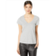 Womens Splendid Kate Short Sleeve Modal Jersey V-Neck Tee