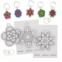 Baker Ross AX884 Flower Super Shrink Keyrings - Pack of 8, Make Your Own Key Rings for Kids to Colour in, Make and Display