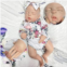 OtardDolls 22 Inch Reborn Baby Dolls, Full Silicone Lifelike Newborn Sleeping Baby Dolls Girl Full Silicone Washable Baby Reborn Doll for Kids Children Cloth Body Gift Set