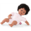 Goetz Gotz Muffin to Dress 13 African American Soft Body Baby Doll with Brown Sleeping Eyes and Black Curly Hair to Wash & Style