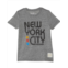 The Original Retro Brand Kids NYC Train Tri-Blend Crew Neck Tee (Big Kids)