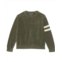 Barefoot Dreams Kids Cozychic Ultra Lite Youth Pullover W/ Contrast Stripes(Little Kid/Big Kid)