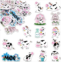 Whaline 324Pcs Cow Stickers Cute Farm Animals Foam Decals 15 Designs Colorful Moo Animals Self-Adhesive Decorative Stickers for Kids Cow Birthday Party Home Classroom Scrapbook Dec