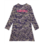 Kenzo Kids Leopard Print Long Sleeve Dress (Little Kids/Big Kids)