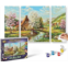 Schipper 609260664 Country Idyll Triptychon Paint By Numbers Board