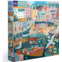 eeBoo Piece & Love: Seaside Harbor - 1000 Piece Puzzle - Adult Square Jigsaw, 23x23, Includes Image Reference Insert, Glossy Pieces