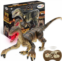 Nature Bound RC Dinosaur Toy: 18-Inch Velociraptor Lights Up, Roars, Walks Forward, Back, Left & Right, Has Built-in Rechargeable Battery for 1 Full Hour of Play, Includes Controller & USB Cabl