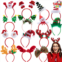 JOYIN 14 Christmas Headbands with Different Designs Christmas Party Holiday Headbands for Kids Women Men Christmas and Holiday Parties Christmas Party Favors (ONE Size FIT ALL)