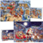 WISHDIAM 2 Pack Christmas Puzzles for Adults 1000 Pieces Christmas Santa Puzzles, Christmas Jigsaw Puzzles for Adults 1000 Pieces and Up, Puzzle Gifts for Family Friends