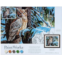 Dimensions Paint Works Paint by Number Kit 20X16-Horned Owl, Multicolor
