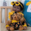 Milidool Black Reborn Baby Girl Doll 22 inch African American Realistic Baby Dolls Girl Lifelike Newborn Dolls with Sunflower Theme