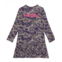 Kenzo Kids Leopard Print Long Sleeve Dress (Little Kids)