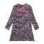 Kenzo Kids Leopard Print Long Sleeve Dress (Big Kids)