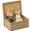 LEVLOVS Mouse in a Box Mommy and Daddy Mouse in photoalbum Scandinavian Design Doll Linen Doll Baby Registry Gift
