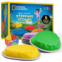 NATIONAL GEOGRAPHIC Stepping Stones for Kids ? Durable Non-Slip Stones Encourage Toddler Balance & Gross Motor Skills, Indoor & Outdoor Toys, Balance Stones, Obstacle Course (Amazo