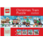 Chronicle Books Lego Christmas Train Puzzle Four Connecting 100-Piece Puzzles