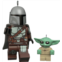 Hallmark Keepsake Christmas Ornaments 2023, The Mandalorian and Grogu LEGO Star Wars Minifigure, Set of 2, Gifts for Star Wars Fans