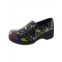 Easy Works by Easy Street lead womens patent slip on clogs