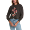 GIRL DANGEROUS roses cropped sweatshirt