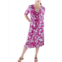 Jessica Howard womens floral a-line midi dress