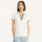 Nautica womens sustainably crafted ocean split-neck polo