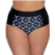 SKYE high waist bikini bottom - plus in vestige