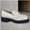 ALL BLACK banded lugg loafer in ivory