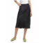 ATM silk pull on midi skirt in black