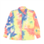 Bossi fleece overshirt - tie dye