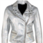 MAURITIUS womens adeni leather jacket in unicorn