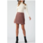 LUCCA bianca a-line mini skirt in mauve