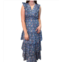 Anna Cate charlotte maxi dress in indigo floral