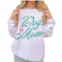 CHARLIE SOUTHERN dog mom sweatshirt in white