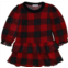 Cozii buffalo plaid dress in red