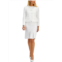 Le Suit womens crepe three button skirt suit