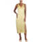 Willow glenda womens jacquard v-neck midi dress
