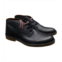 SELECTED mens royce desert leather boot in dark navy