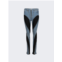 Mugler spiral slit hem jeans