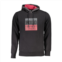 U.S. Grand Polo sleek hooded fleece sweatshirt with contrast mens details