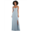 After Six tie-back cutout maxi dress with front slit