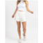 MABLE pleated elastic tennis skirt in white