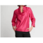 Hinson Wu 3/4 sleeve helena top in fuchsia